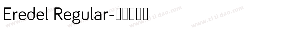 Eredel Regular字体转换